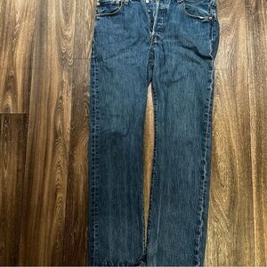 Levi’s 501 button fly 34x 34 made in Mexico EUC